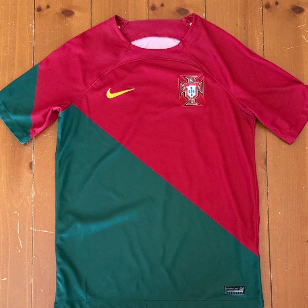 Nike Kids Portugal Soccer Jersey - Red and Green